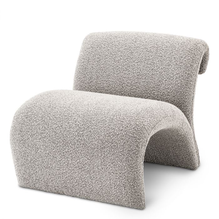 Chair Vignola bouclé grey