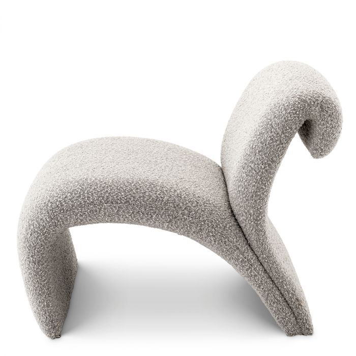 Chair Vignola bouclé grey