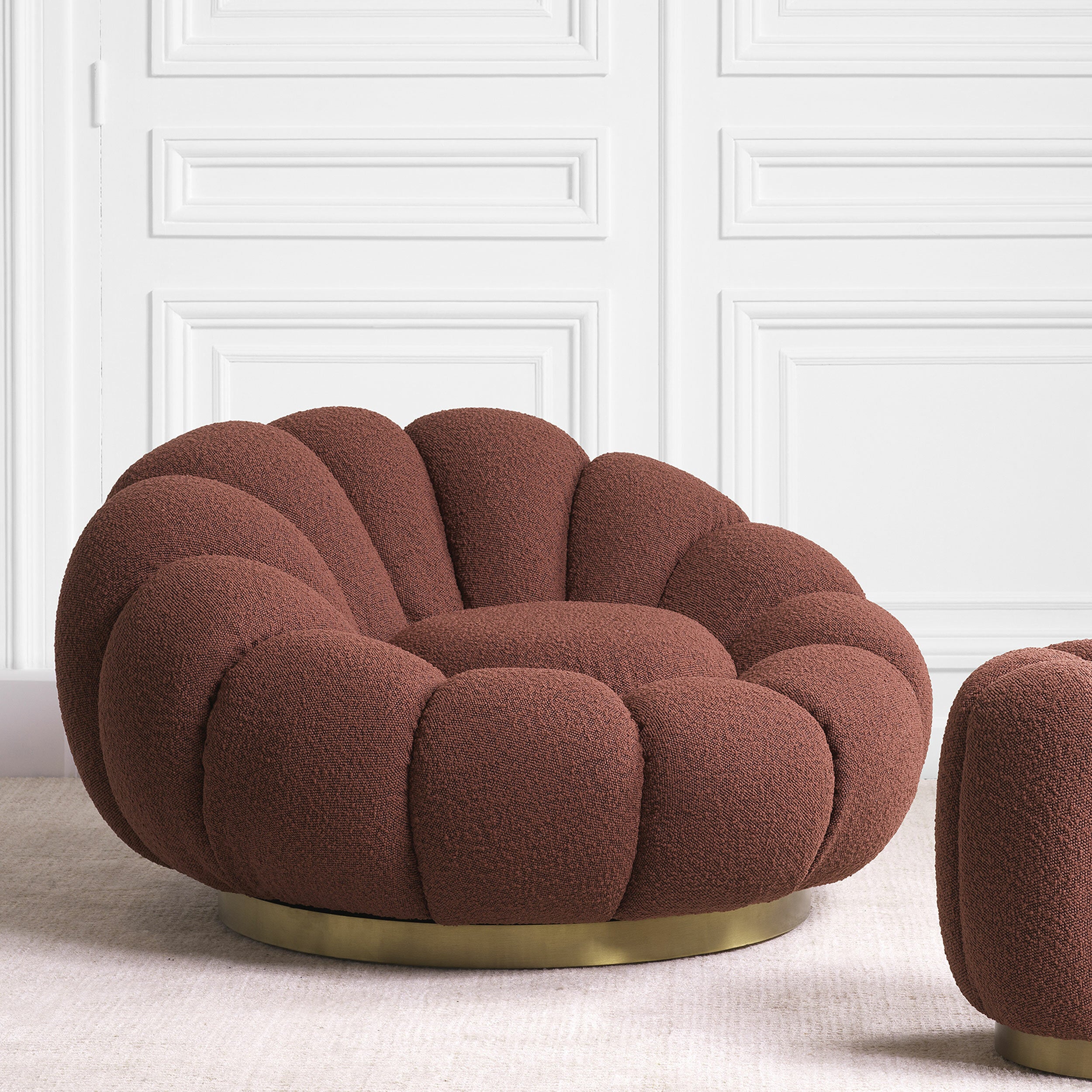 Flower Design Swivel Chair Mello | Eichholtzmh.com