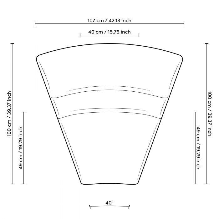 Modular Sofa Lindau inside corner lyssa sand