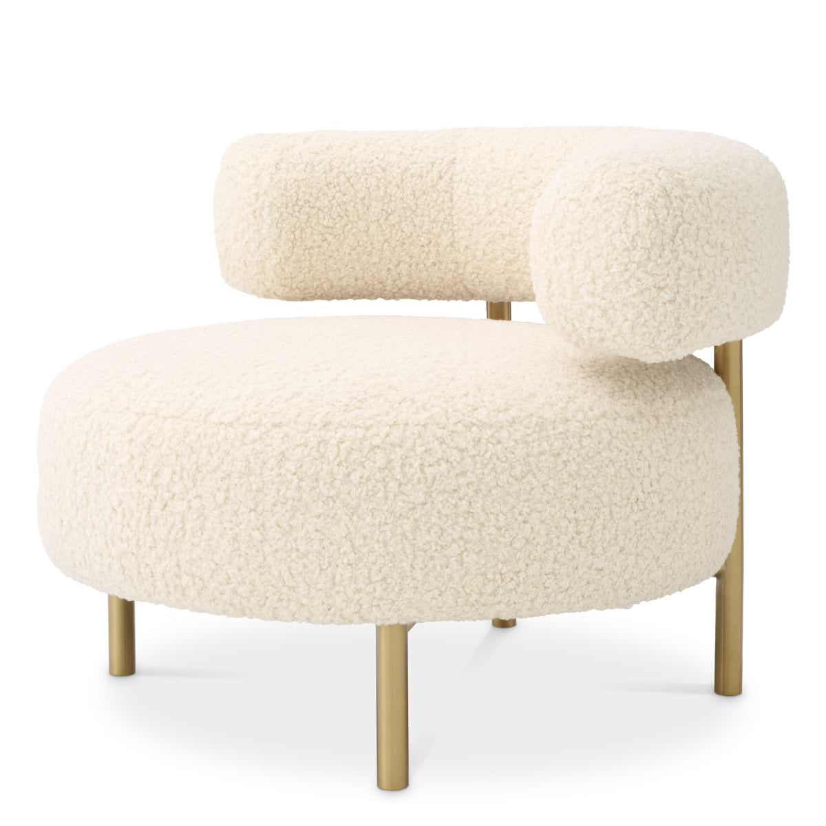 Curved Modern Lounge Chair Thompson | Eichholtzmh.com