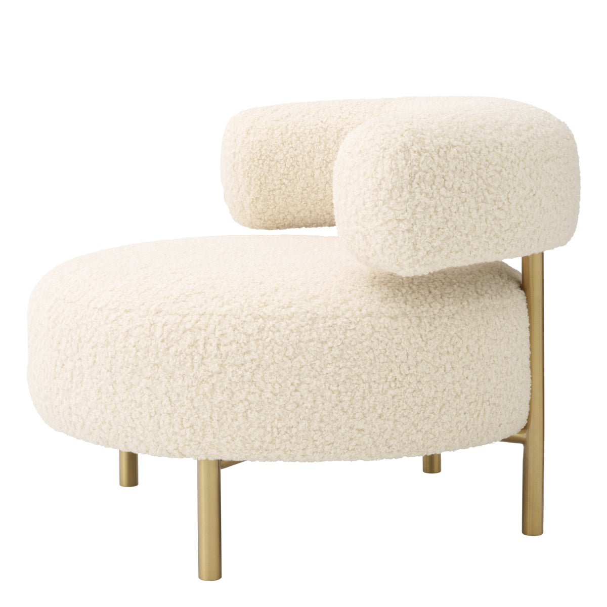 Curved Modern Lounge Chair Thompson | Eichholtzmh.com