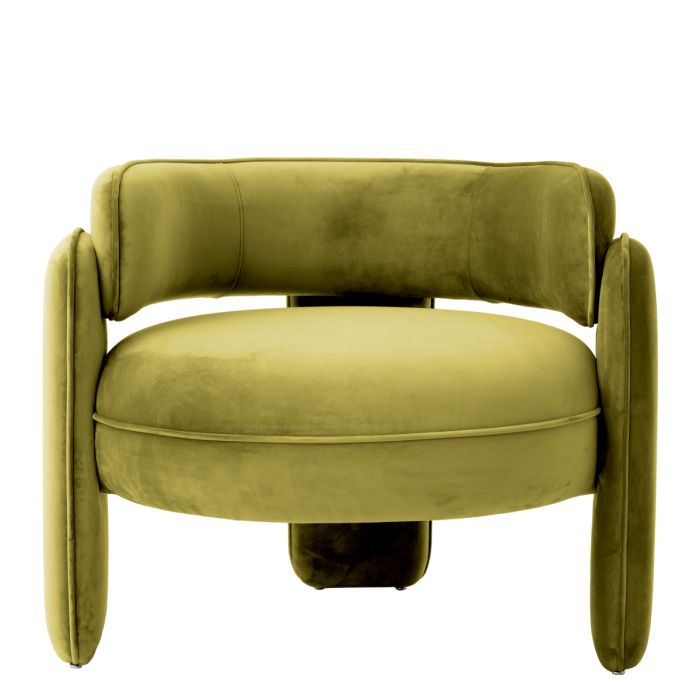Chair Chaplin savona vintage green velvet
