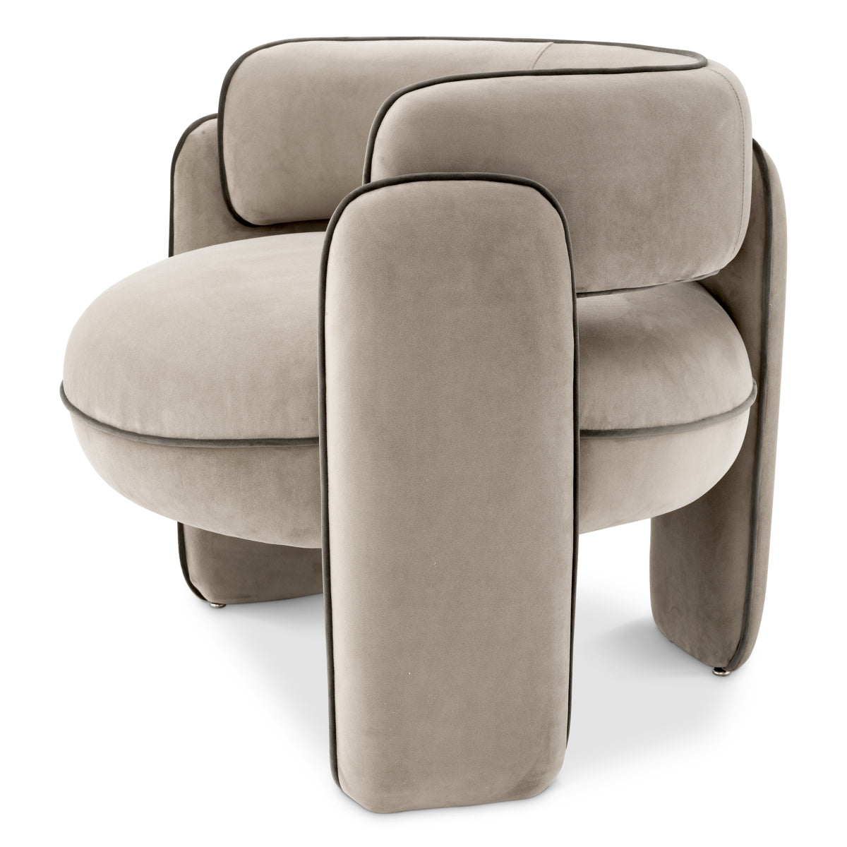 Velvet Modern Accent Chair Chaplin | Eichholtzmh.com