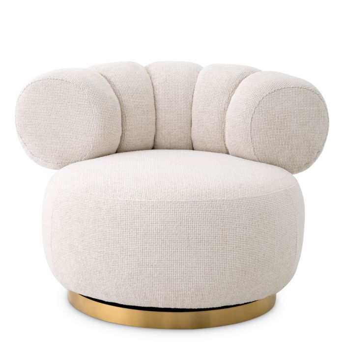 Swivel Chair Phedra lyssa off-white