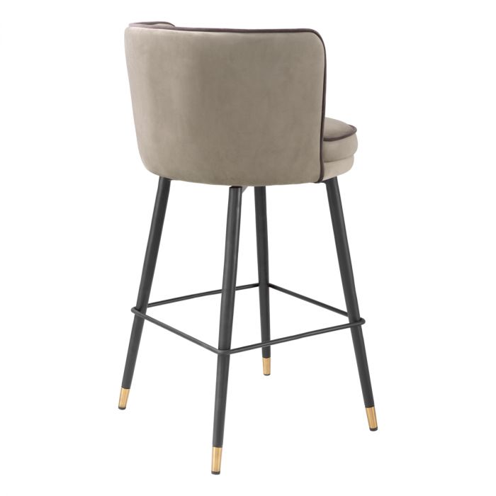 Counter Stool Grenada savona greige velvet
