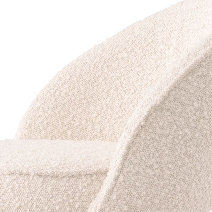 Bar Stool Cooper bouclé cream set of 2