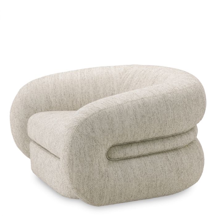 Swivel Chair Cosenza splendor light grey