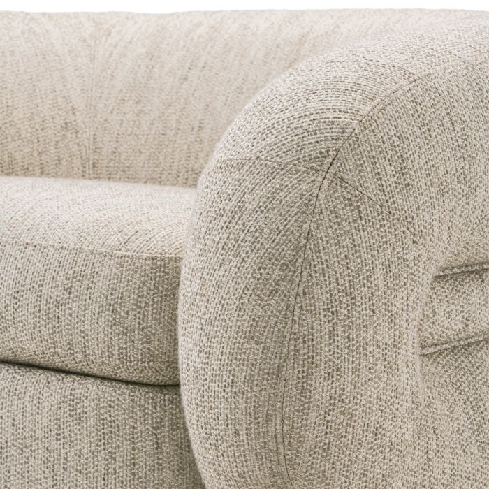 Swivel Chair Cosenza splendor light grey