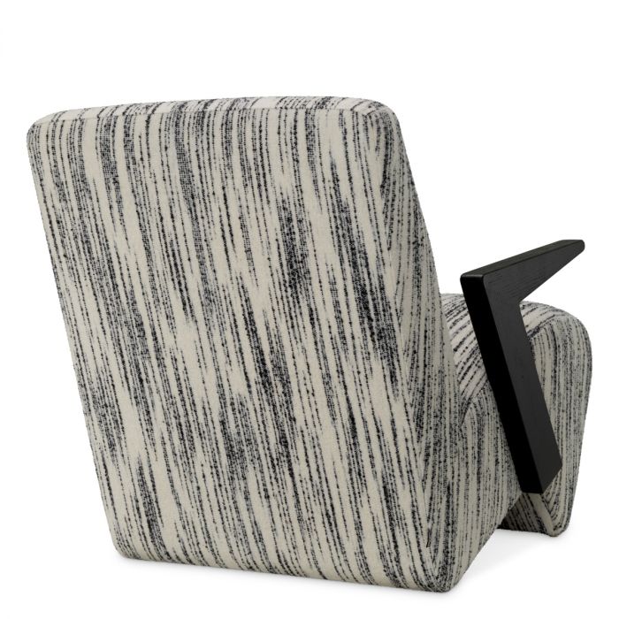 Chair Venosa radiance black and white