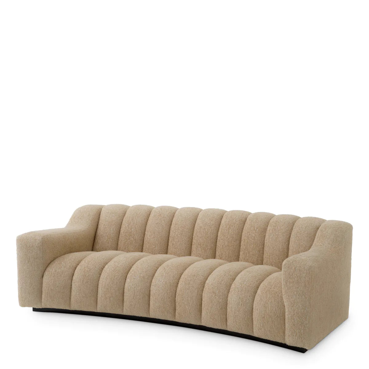 Channeled Boucle Sofa S Kelly | Eichholtzmh.com 