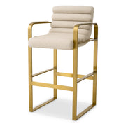 Padded Modern Bar Stool Olsen | Eichholtzmh.com