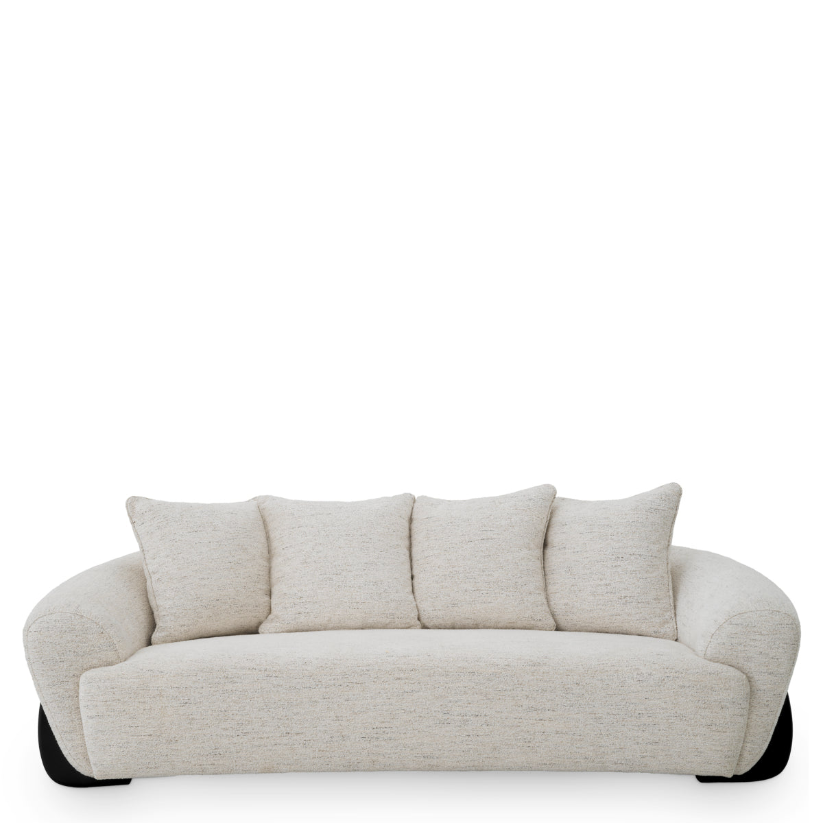 Off-White Curved Sofa Siderno | Eichholtzmh.com