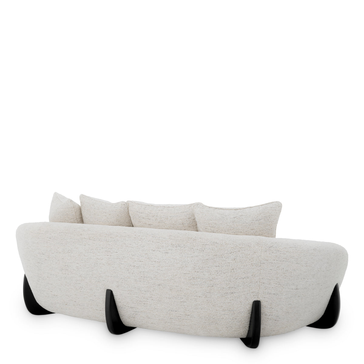 Off-White Curved Sofa Siderno | Eichholtzmh.com
