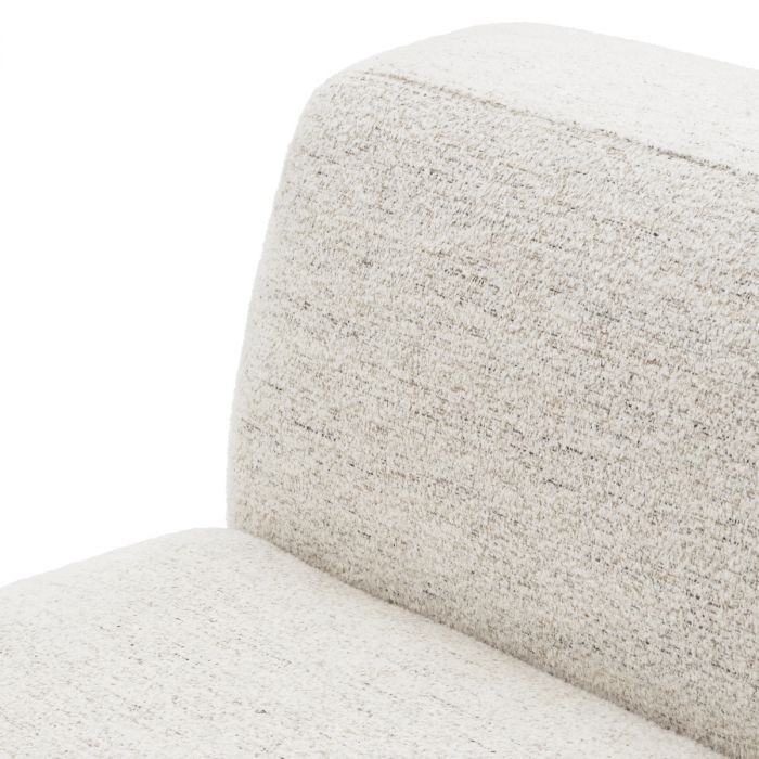 Sofa Bastion seashell off-white charcoal veneer