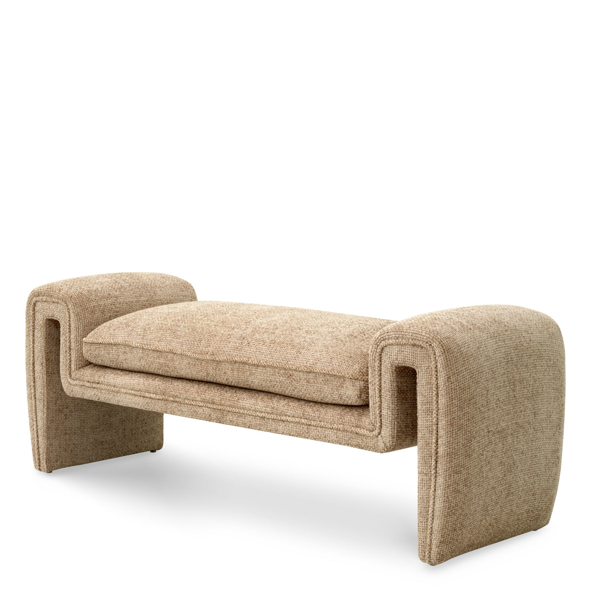 Free-form Upholstered Bench S Tondo | Eichholtzmh.com