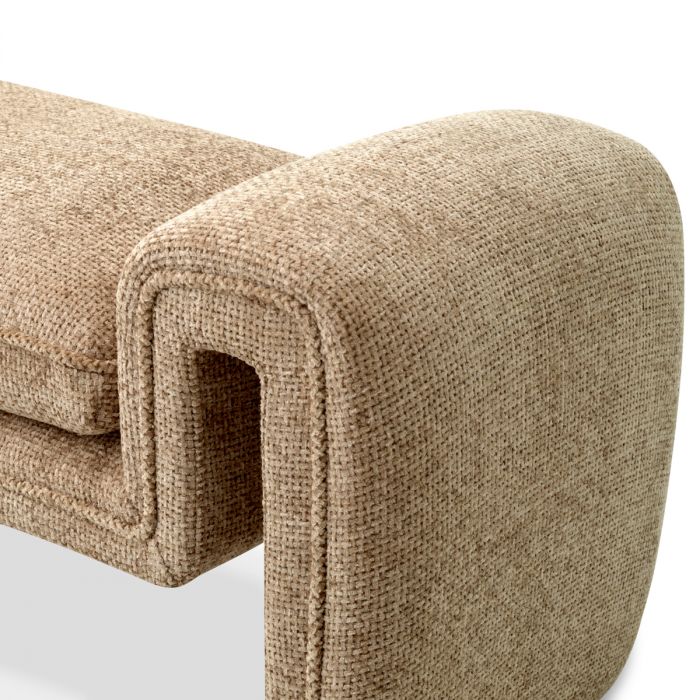 Free-form Upholstered Bench S Tondo | Eichholtzmh.com