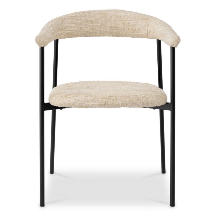 Dining Chair Julio bouclé sonata cream set of 2