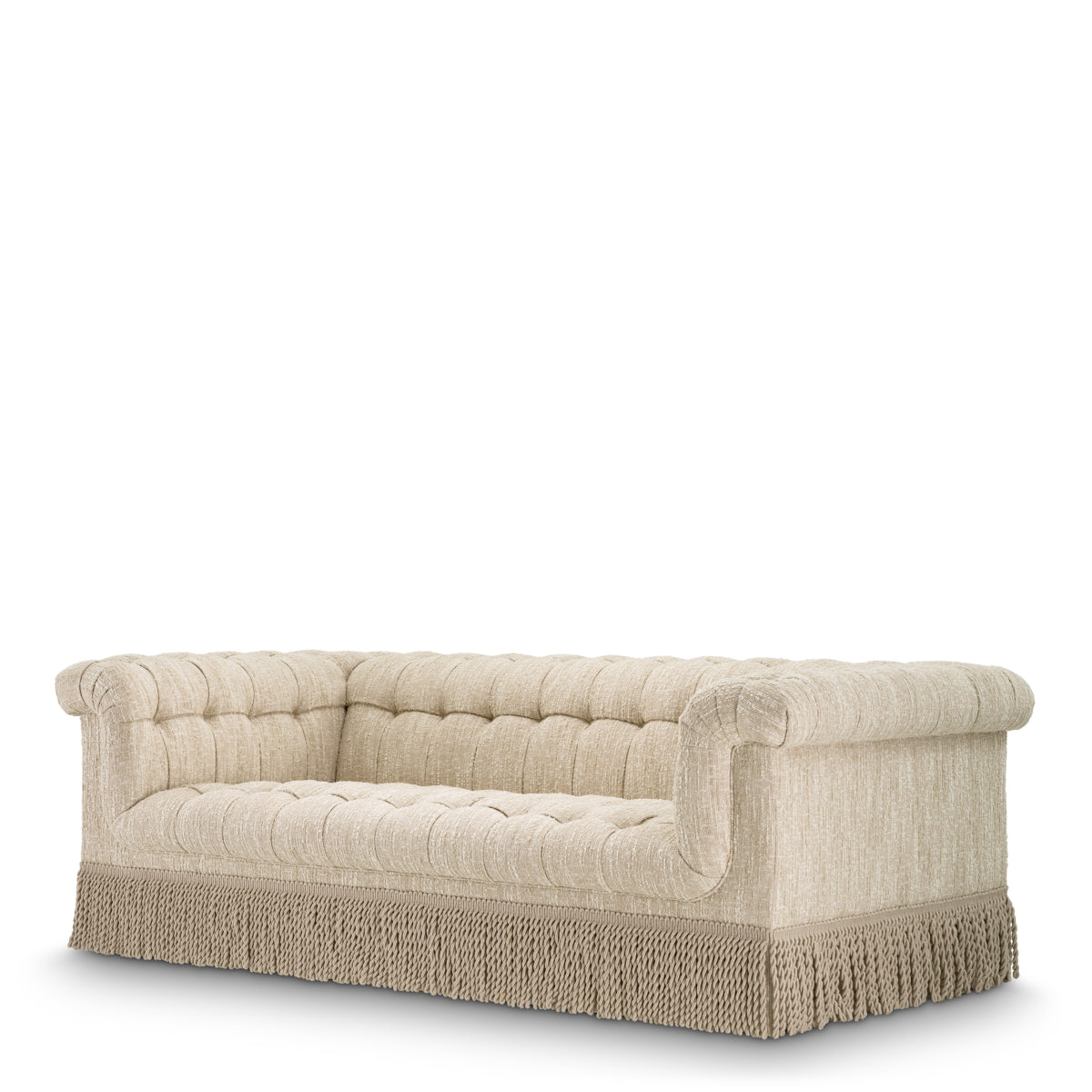Boucle Tufted Fringe Sofa Dorantes | Eichholtzmh.com