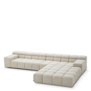 Grid-Tufted Modular Sofa Left Hunter