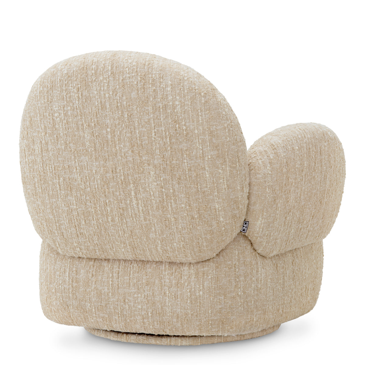 Boucle Cream Swivel Chair Madrone | Eichholtzmh.com