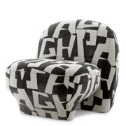 Upholstered Black Accent Chair Lugo | Eichholtzmh.com