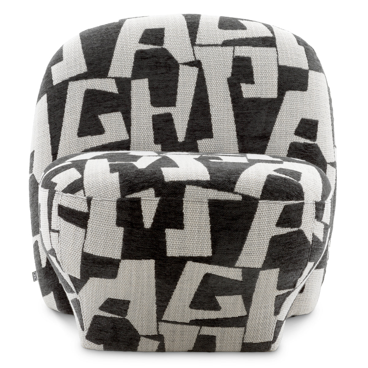 Upholstered Black Accent Chair Lugo | Eichholtzmh.com