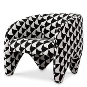 Zenith Black & White Chair Toledo | Eichholtzmh.com