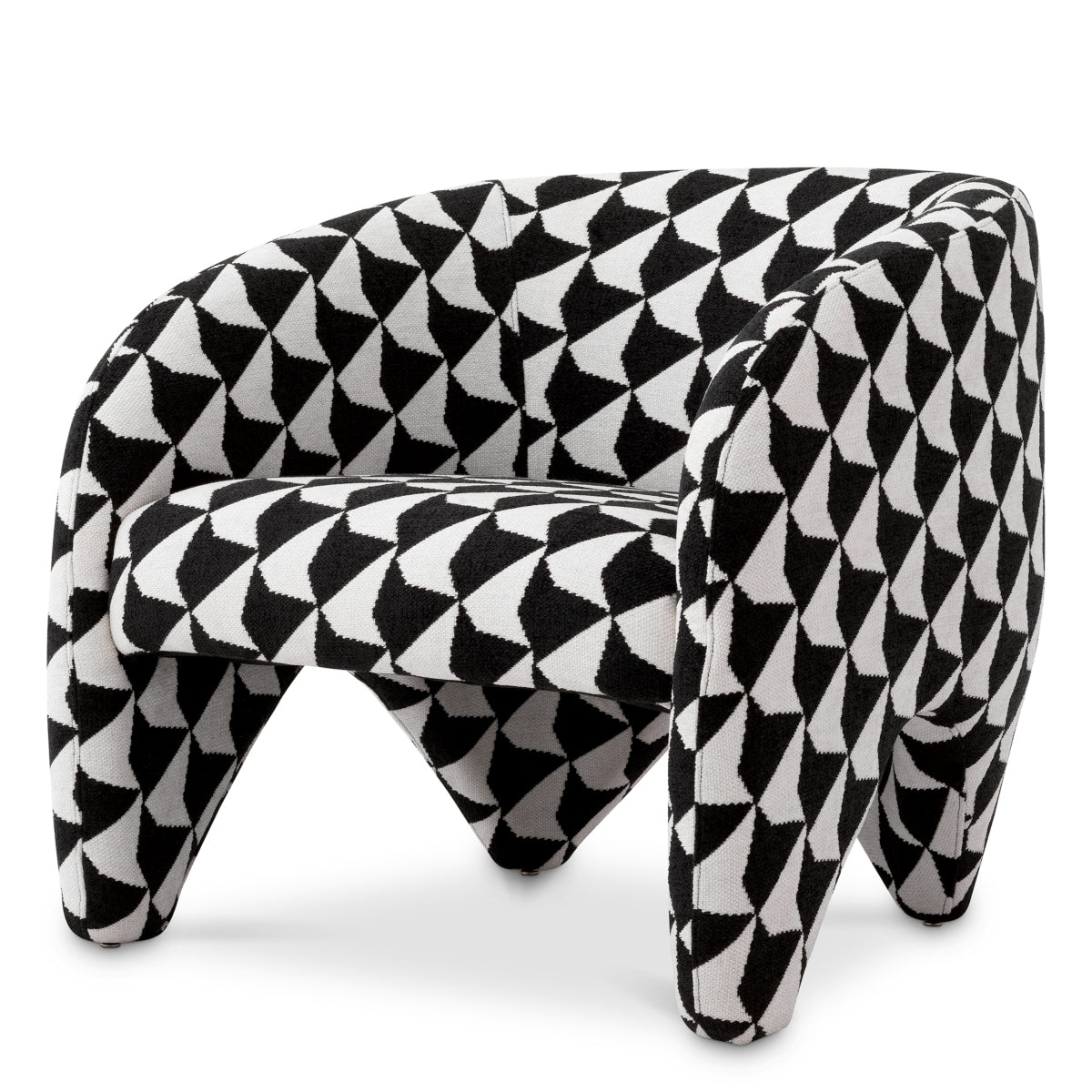 Zenith Black & White Chair Toledo | Eichholtzmh.com