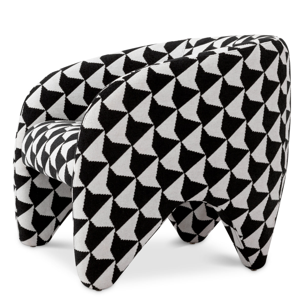 Zenith Black & White Chair Toledo | Eichholtzmh.com