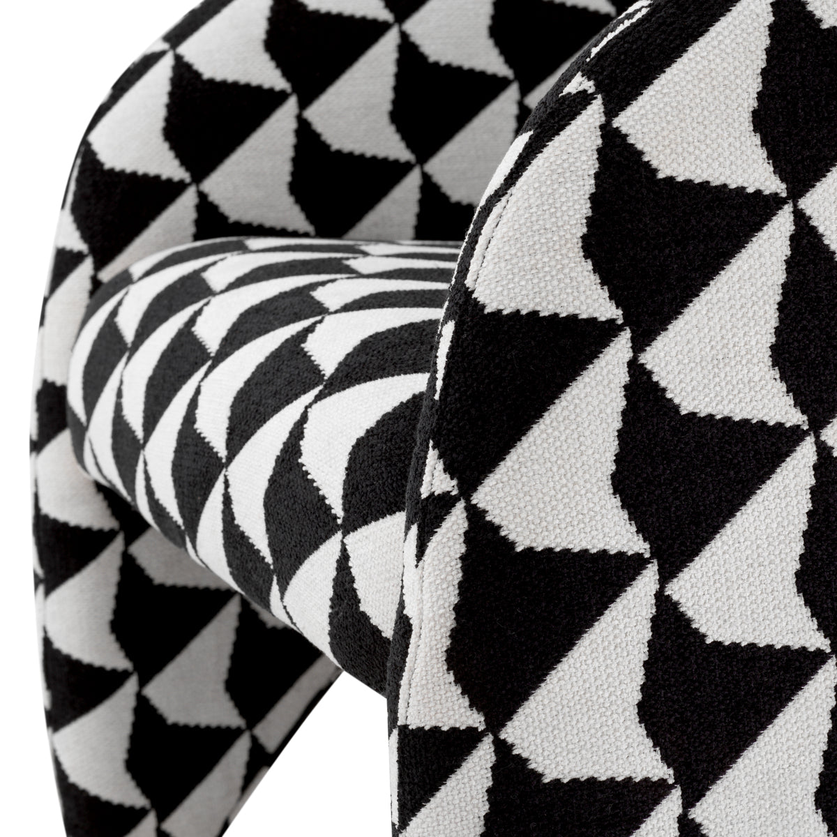 Zenith Black & White Chair Toledo | Eichholtzmh.com