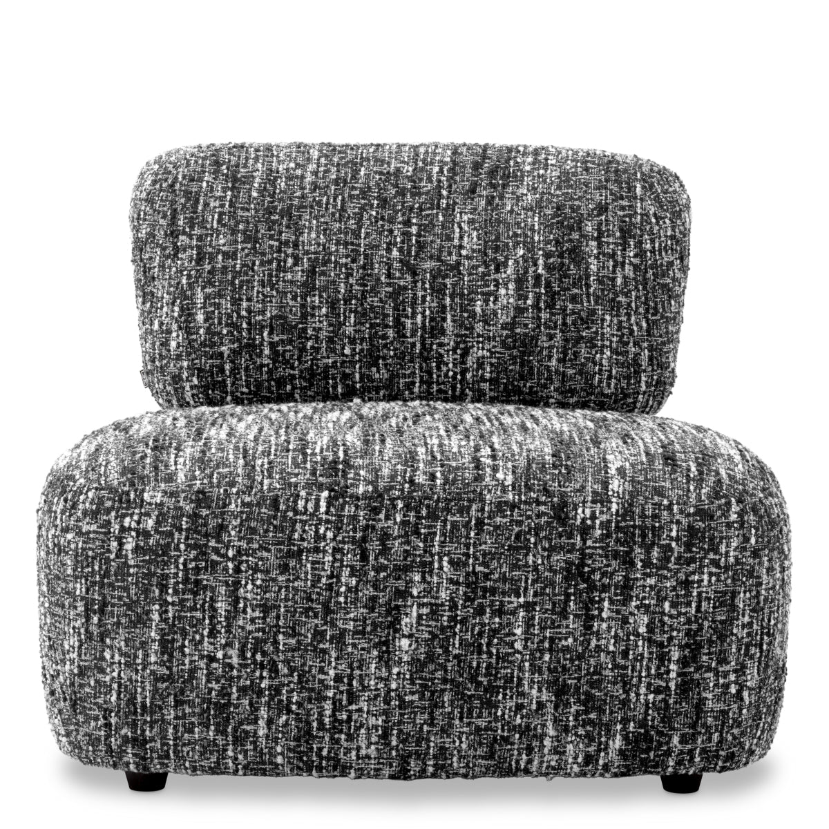 Black Boucle Lounge Chair Leon | Eichholtzmh.com