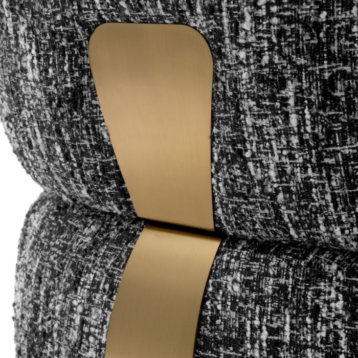 Chair Leon bouclé sonata black