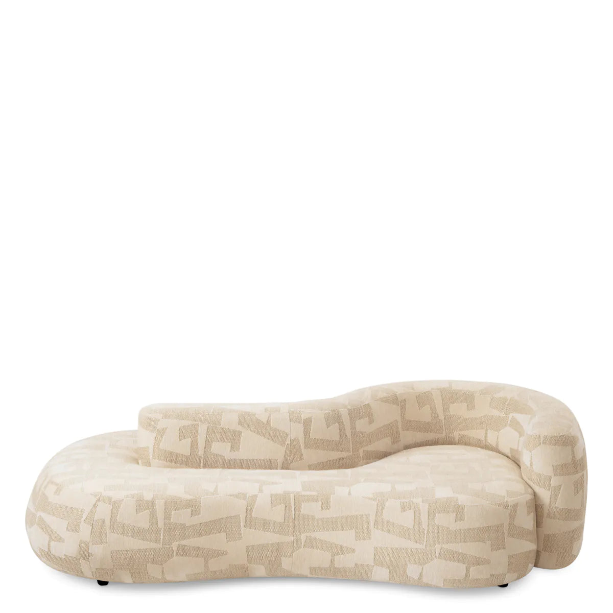 Geometric Pattern Curved Sofa Julita | Eichholtzmh.com