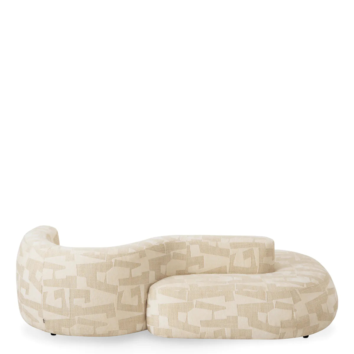 Geometric Pattern Curved Sofa Julita | Eichholtzmh.com