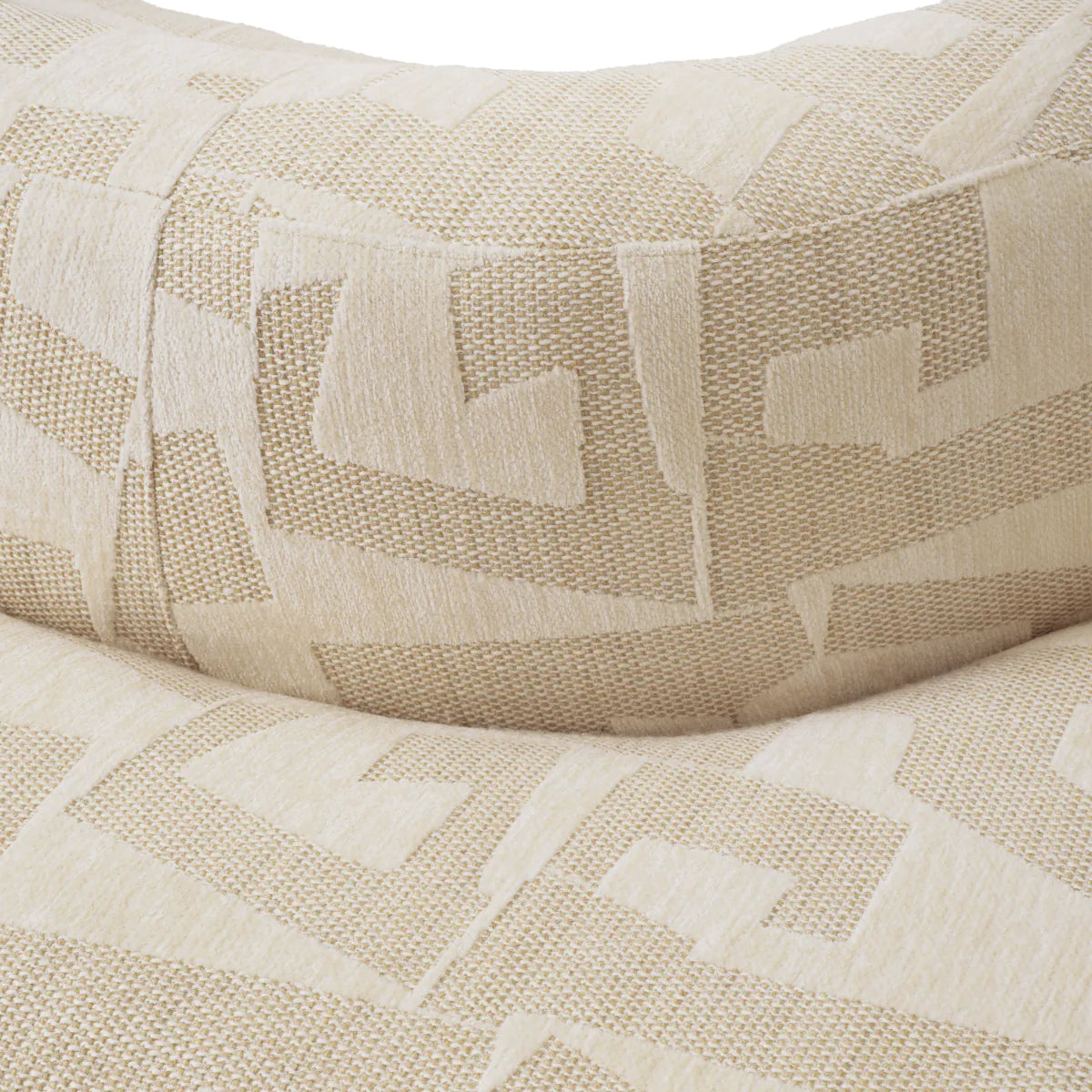 Geometric Pattern Curved Sofa Julita | Eichholtzmh.com
