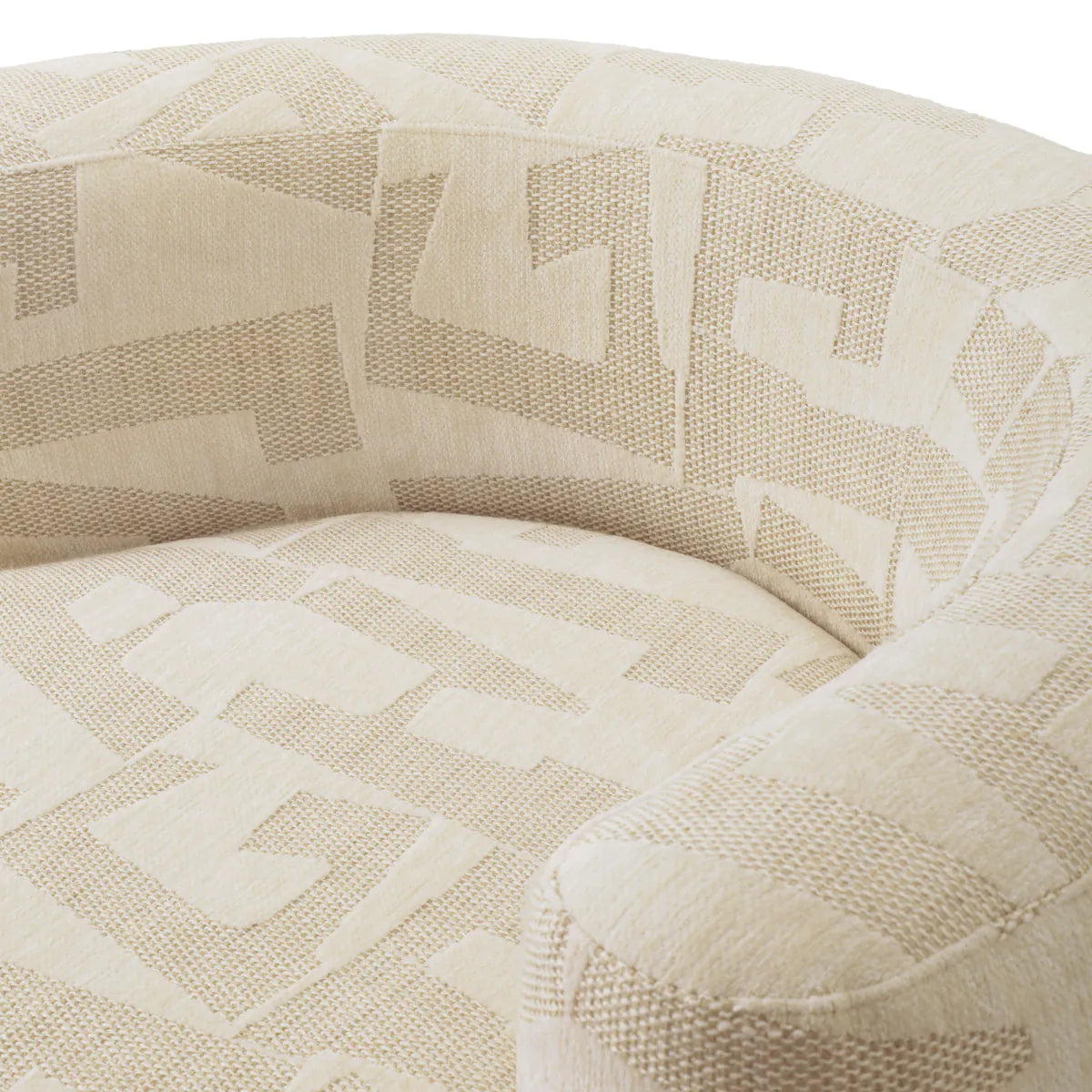 Geometric Pattern Curved Sofa Julita | Eichholtzmh.com