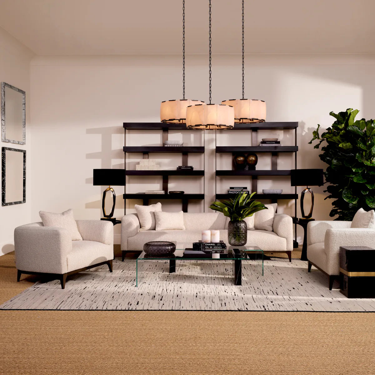 Chalk Boucle Sofa Brannan | Eichholtzmh.com