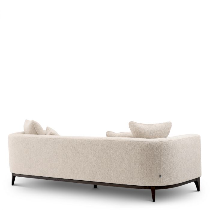 Sofa Brannan bouclé chalk white