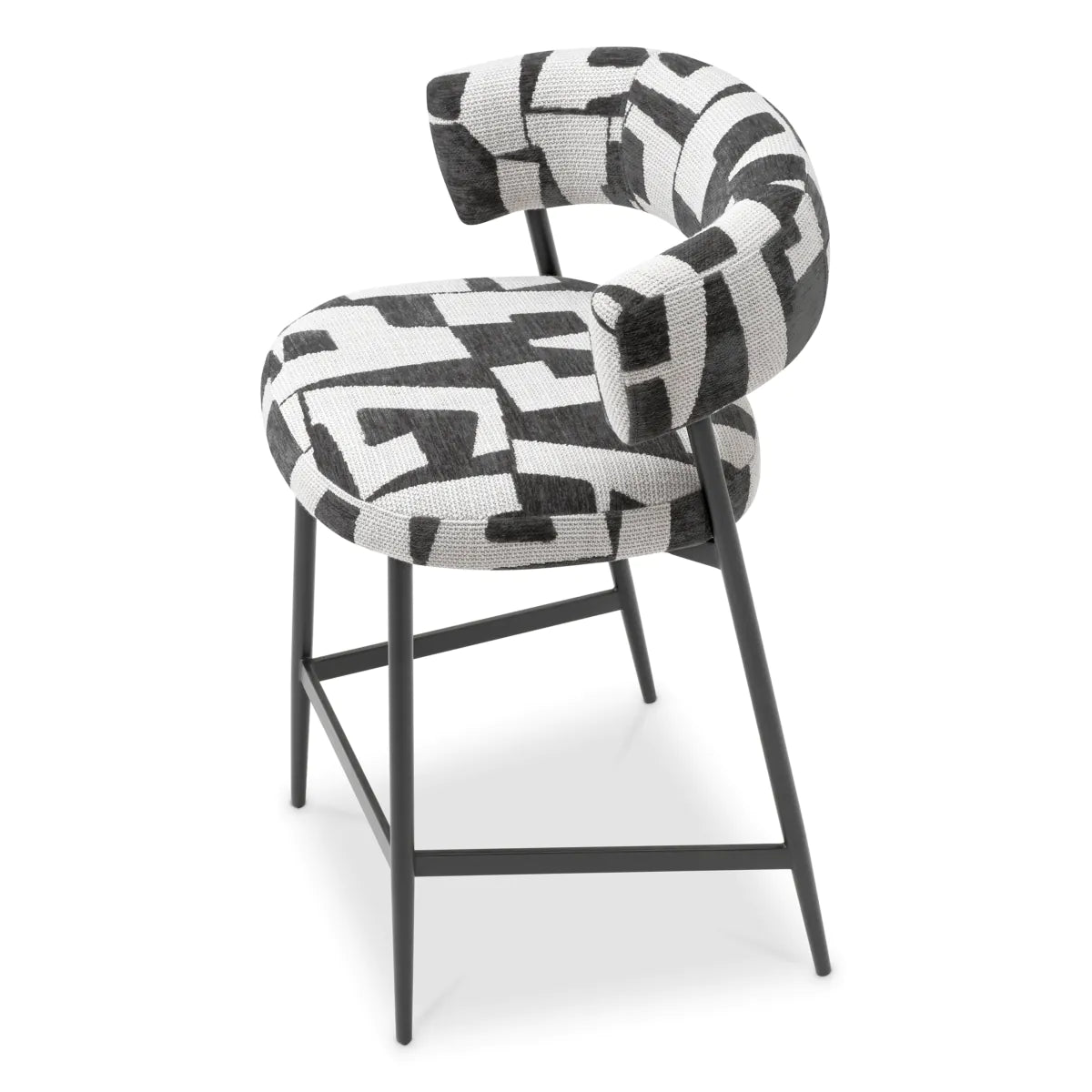 Brooklyn Black Counter Stool Folsom | Eichholtzmh.com