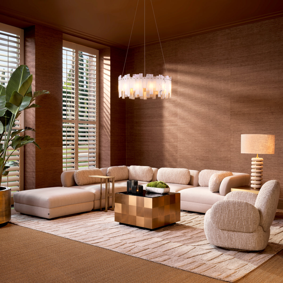 Scalea Sand Modular Sofa Paulo | Eichholtzmh.com