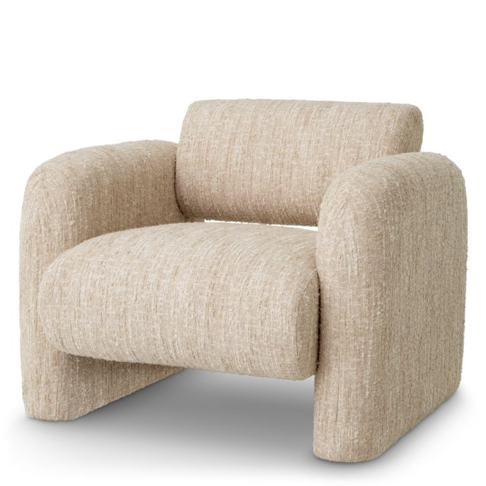 Chair Vesper bouclé sonata cream