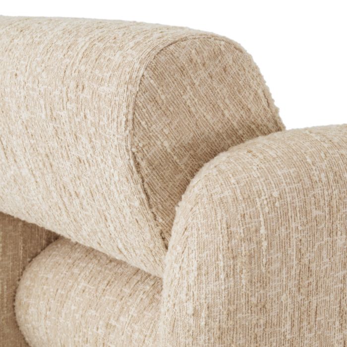 Chair Vesper bouclé sonata cream