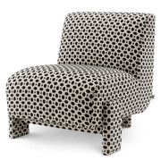 Black Upholstered Accent Chair Rockdale