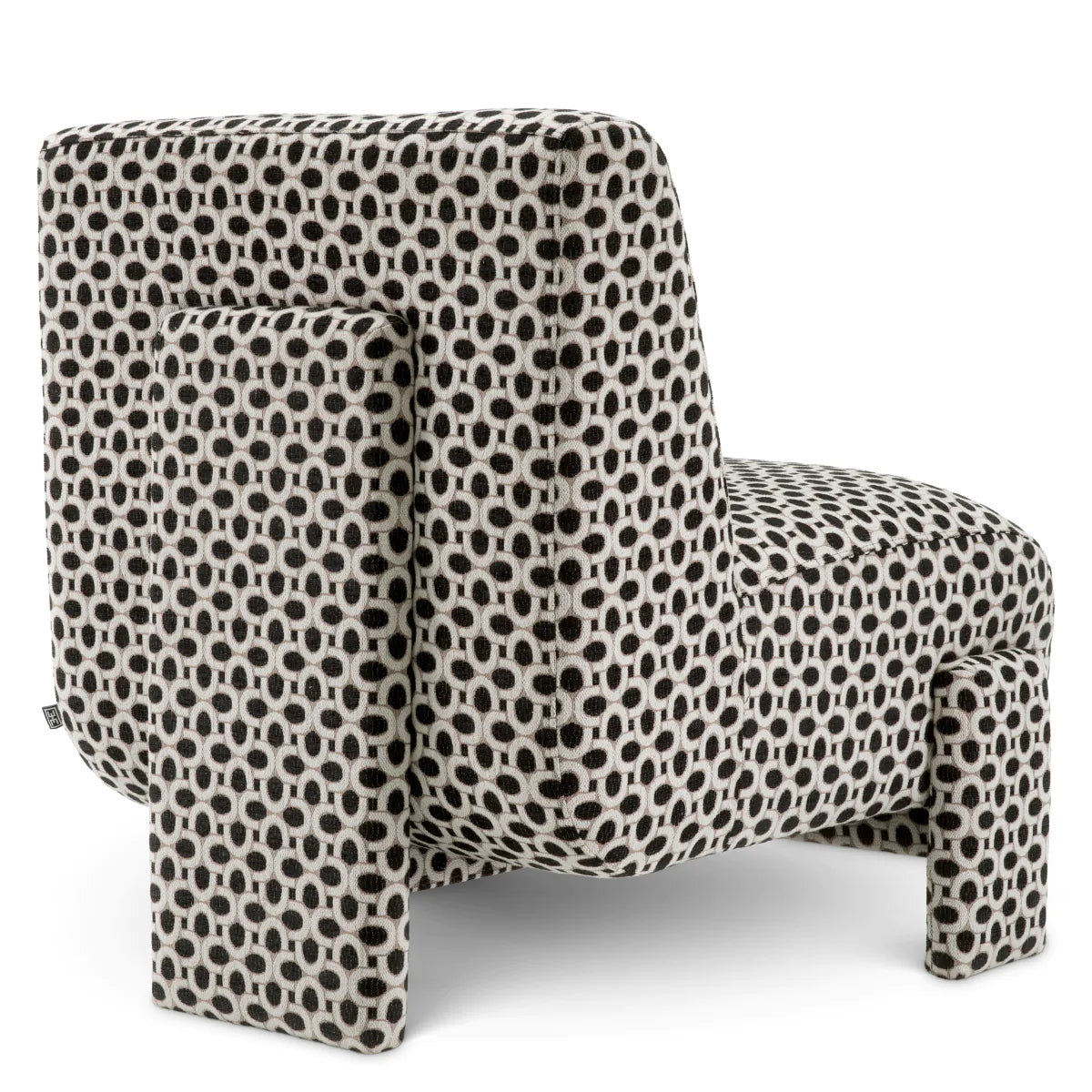 Black Upholstered Accent Chair Rockdale | Eichholtzmh.com