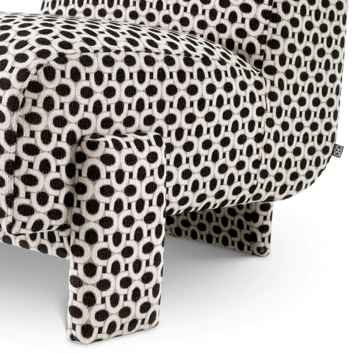 Black Upholstered Accent Chair Rockdale | Eichholtzmh.com
