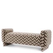 Chevron Brown Bench Del Vale | Eichholtzmh.com
