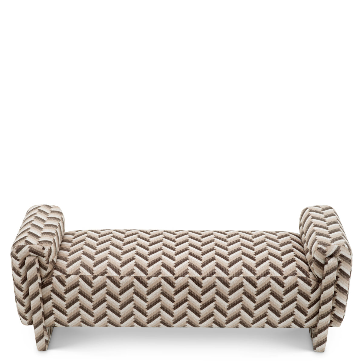 Chevron Brown Bench Del Vale | Eichholtzmh.com