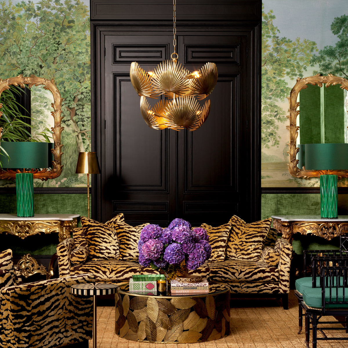 Upholstered Animal Print Sofa Flux | Eichholtzmh.com