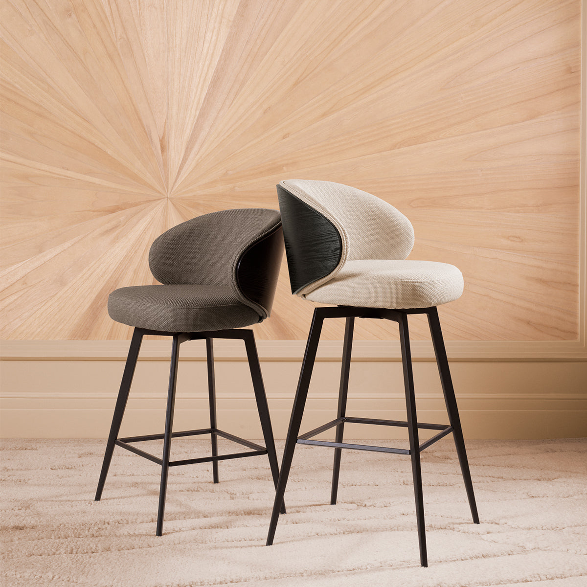 Metal Frame Bar Stool Camerota | Eichholtzmh.com